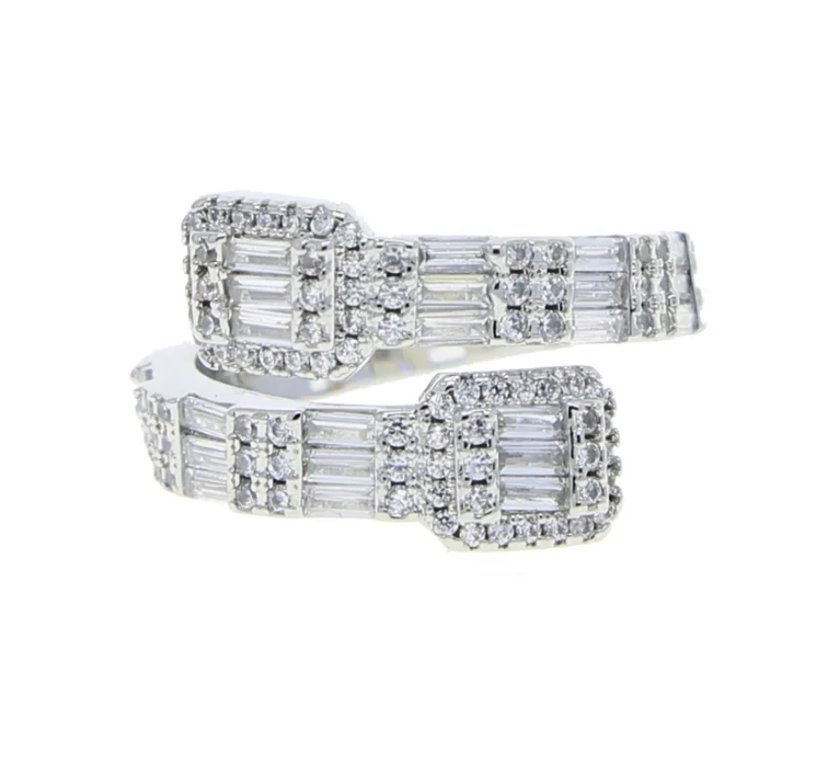 Stack silver ring