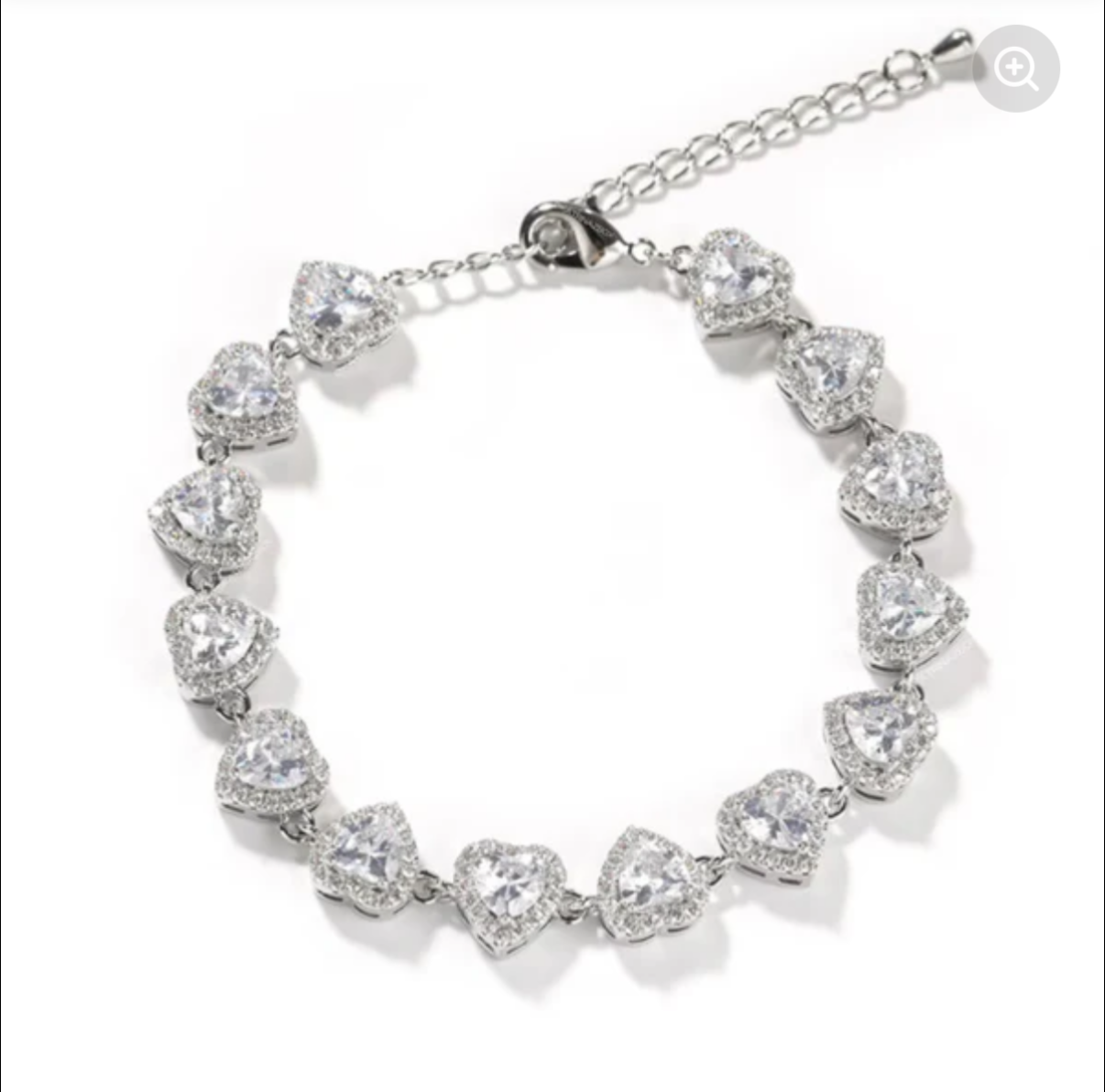 Diamond adjustable bracelet