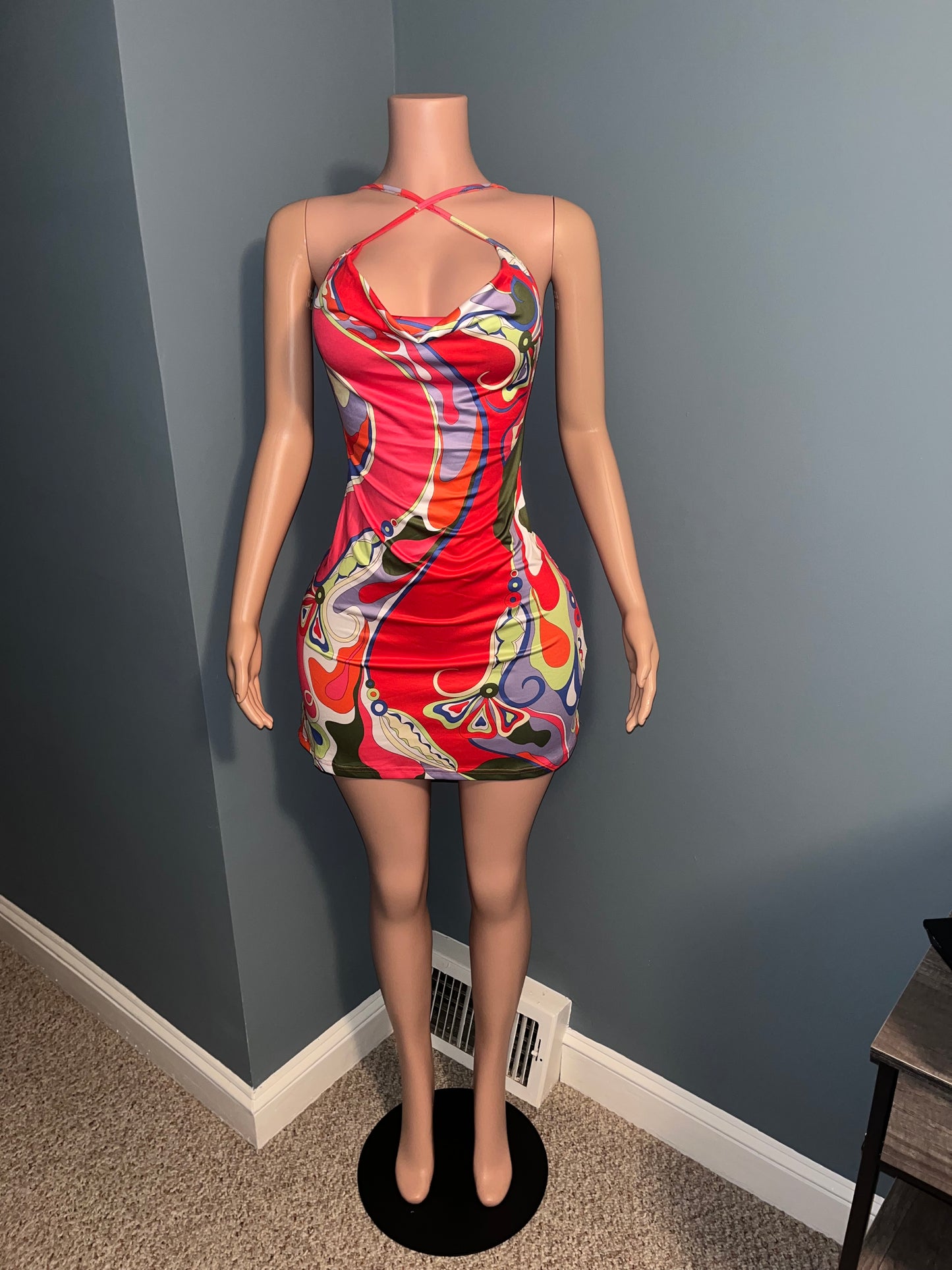 Multi-color dress