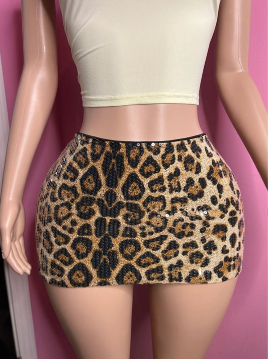 Cheetah skirt