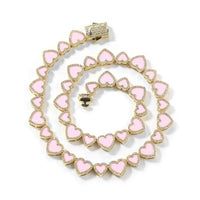 Luxe heart gold necklace