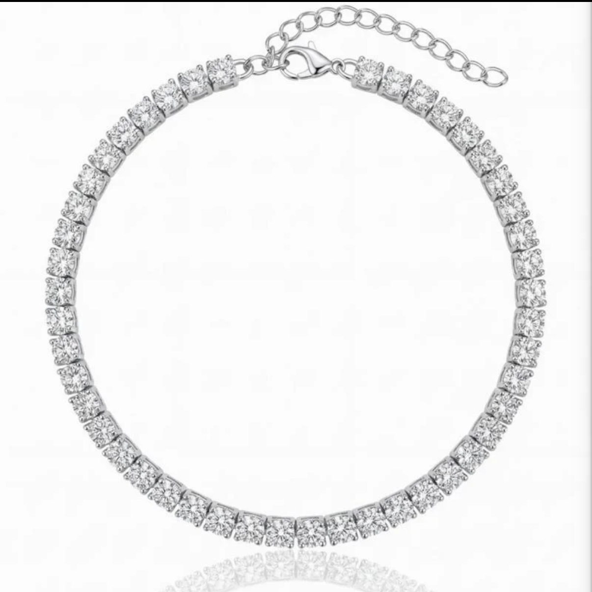 Silver anklet
