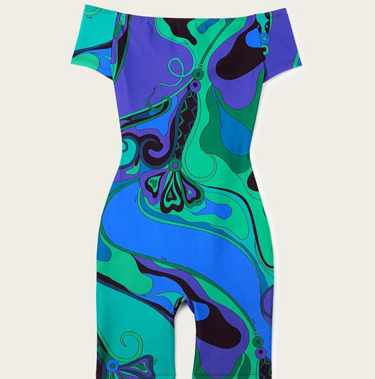 Bleu Romper