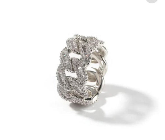 Cuban link ring
