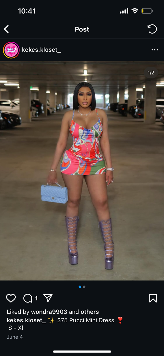 Multi-color dress