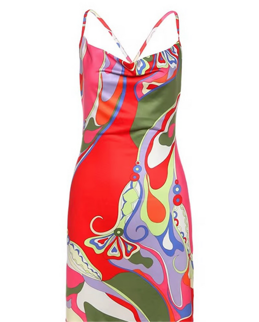 Multi-color dress