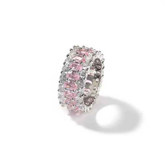 Pink diamond ring