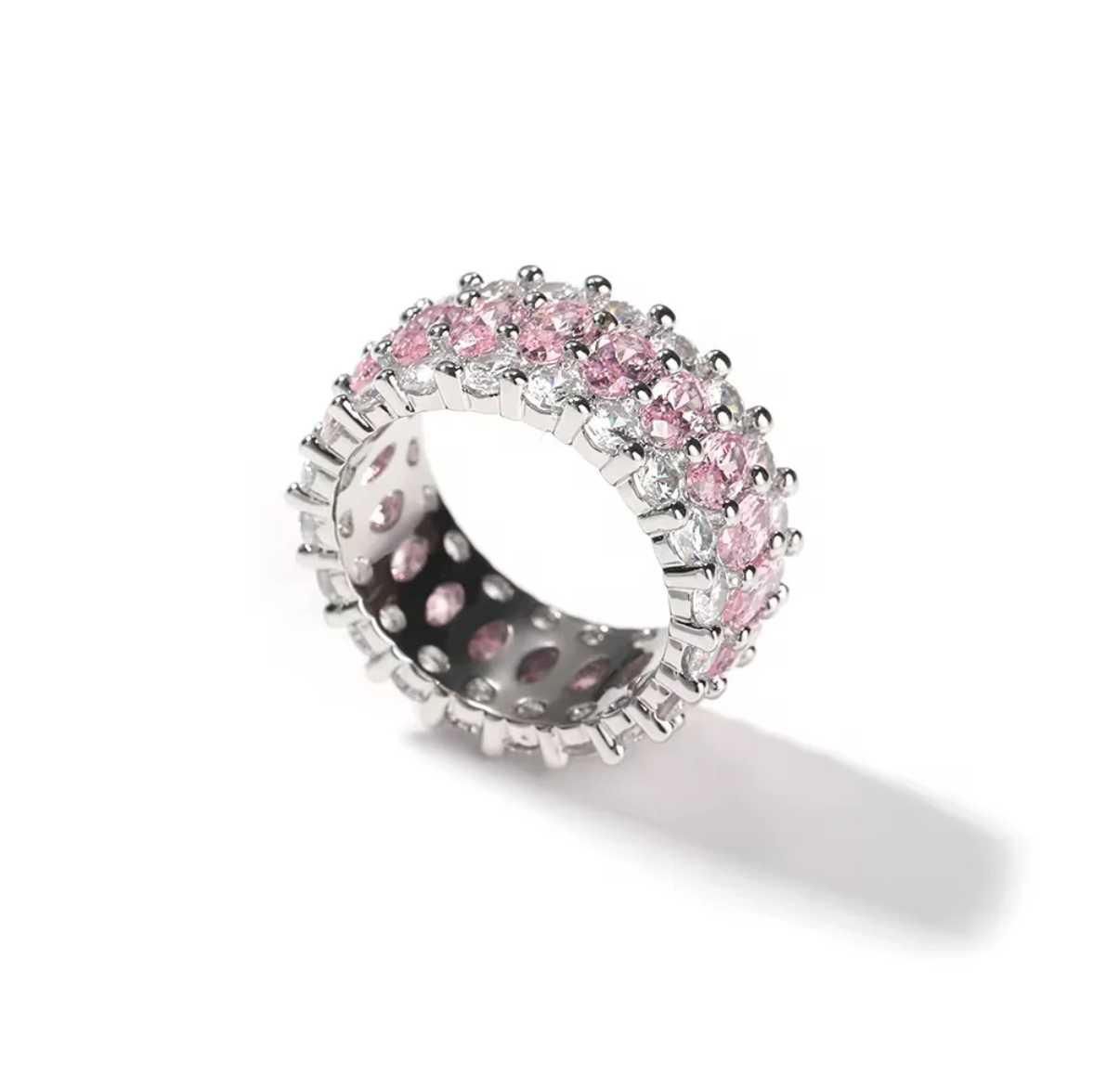Pink diamond ring